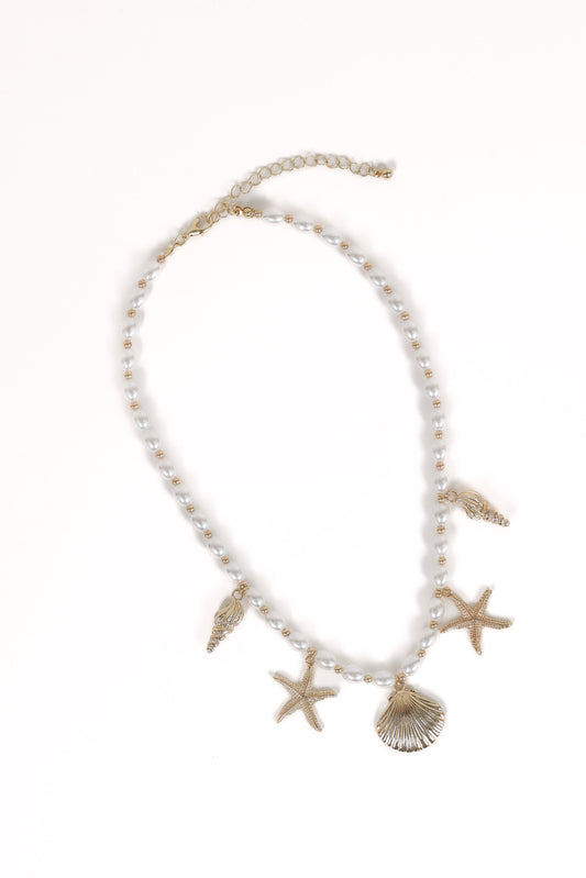 Costa Necklace - Pearl