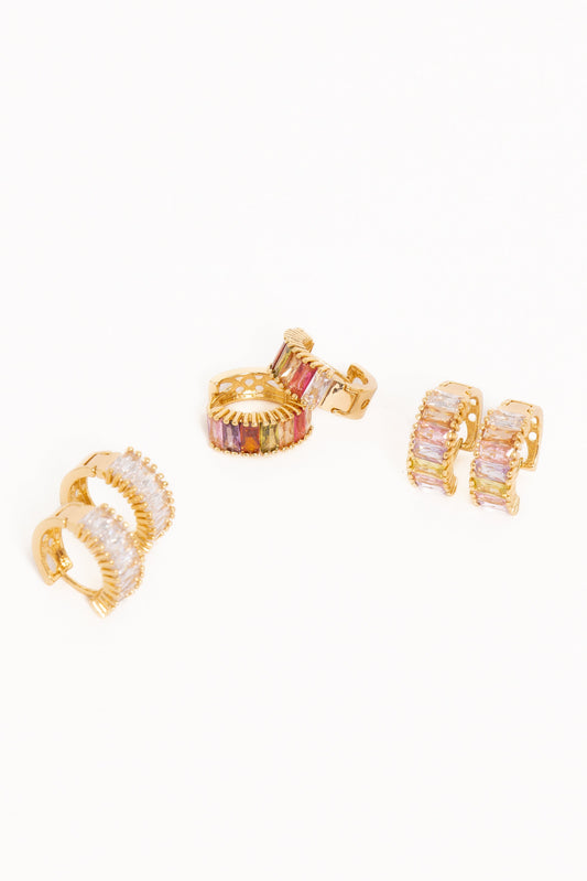 Isla 3 Pack Earrings Set - Multi