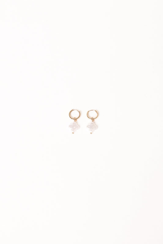Kieran Earrings - Gold/Pearl