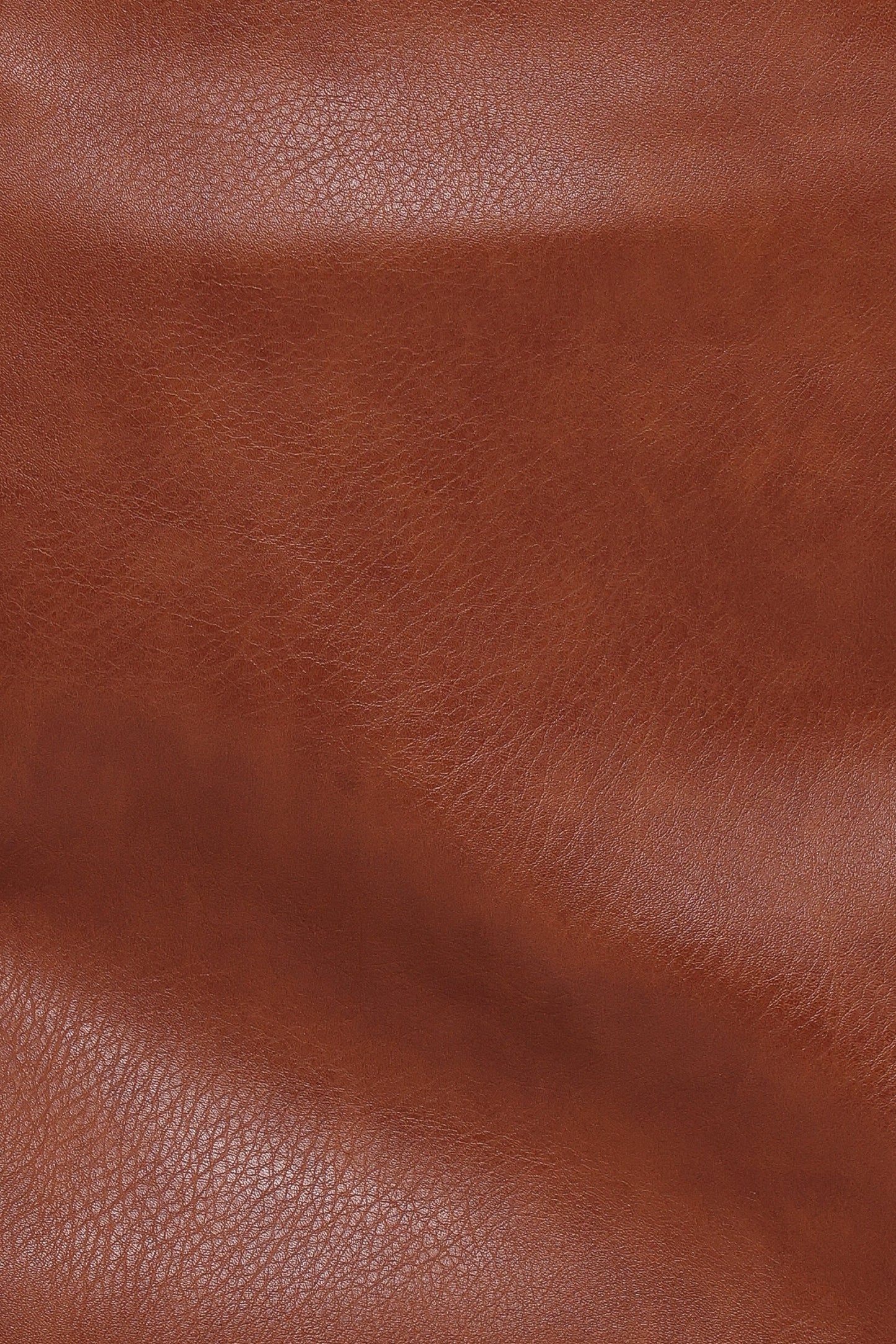 Catania Faux Leather Mini Skirt - Camel Brown