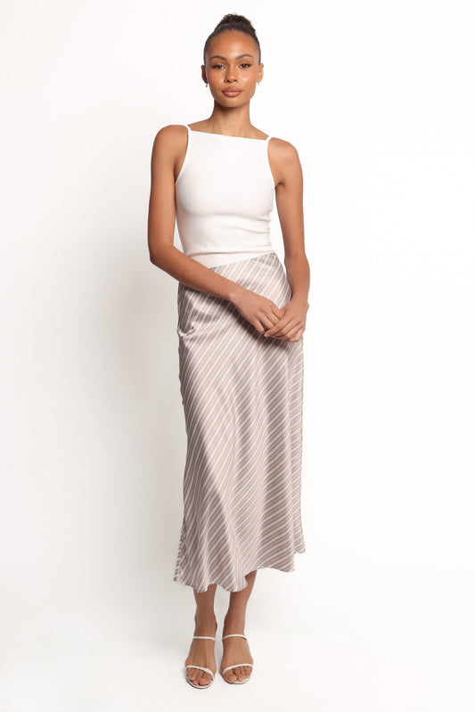 Corrina Midi Skirt - Stripe