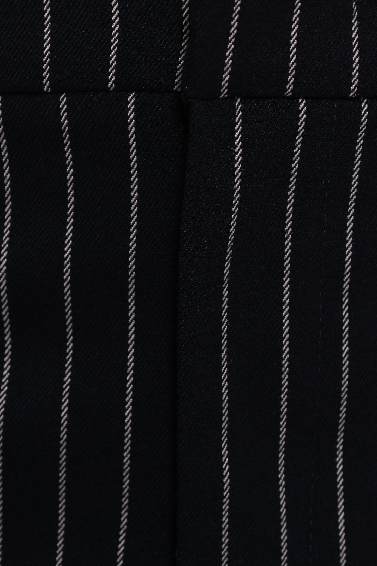 Ellory Midi Skirt - Navy Pinstripe