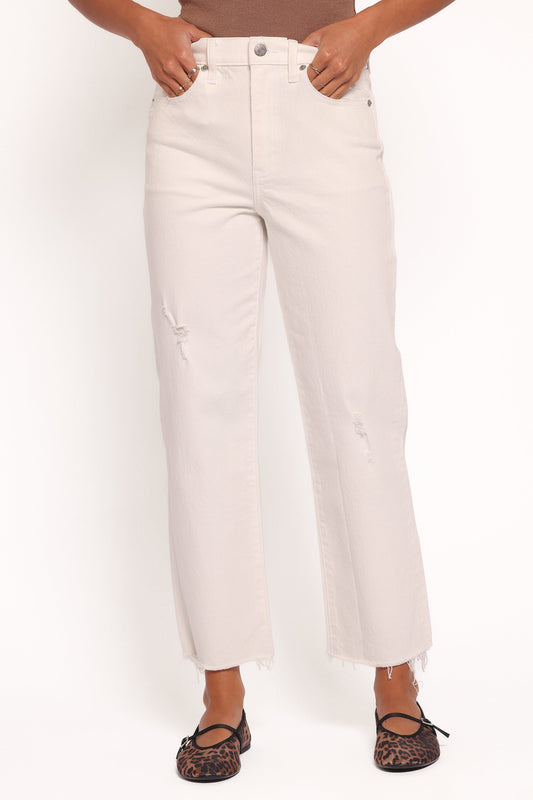 Sundaze Straight Leg Jean - Swan