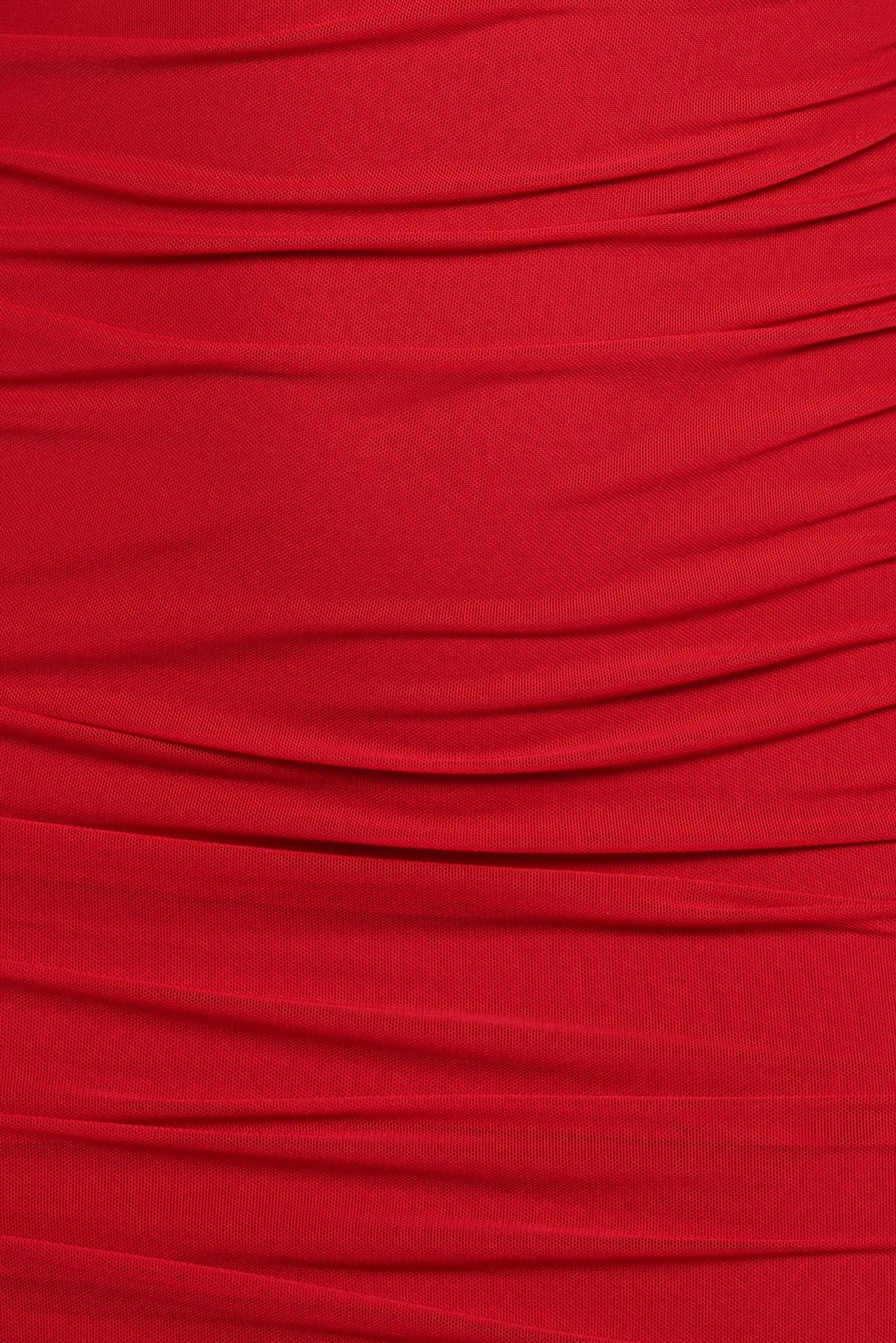 Austin Long Sleeve Mini Dress - Red