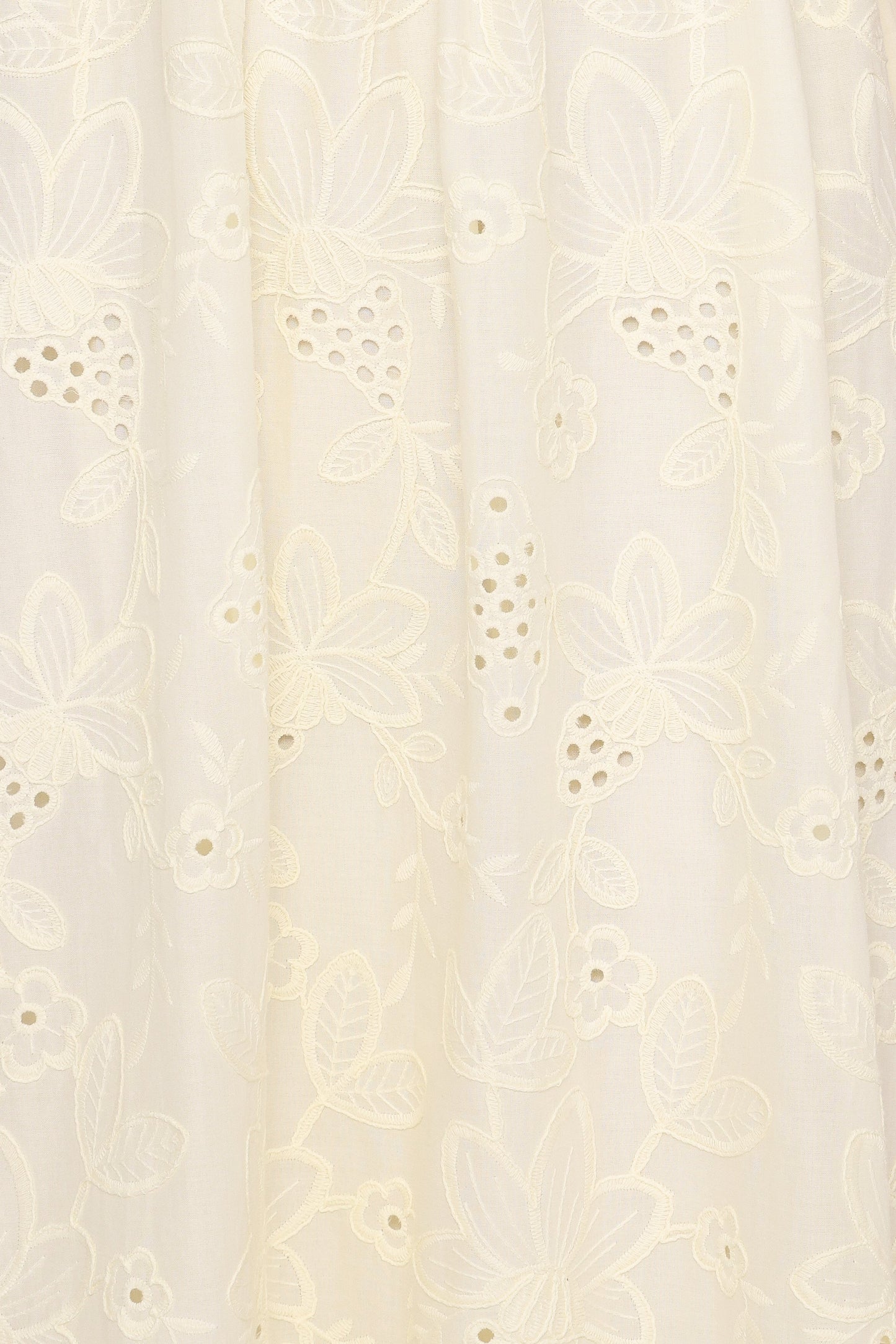 Janice Maxi Dress - Butter Yellow Broderie