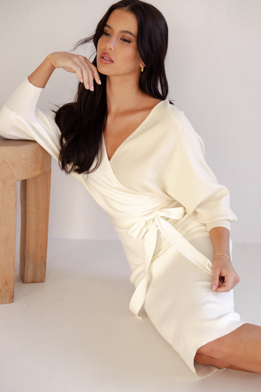 Nate Dress - White