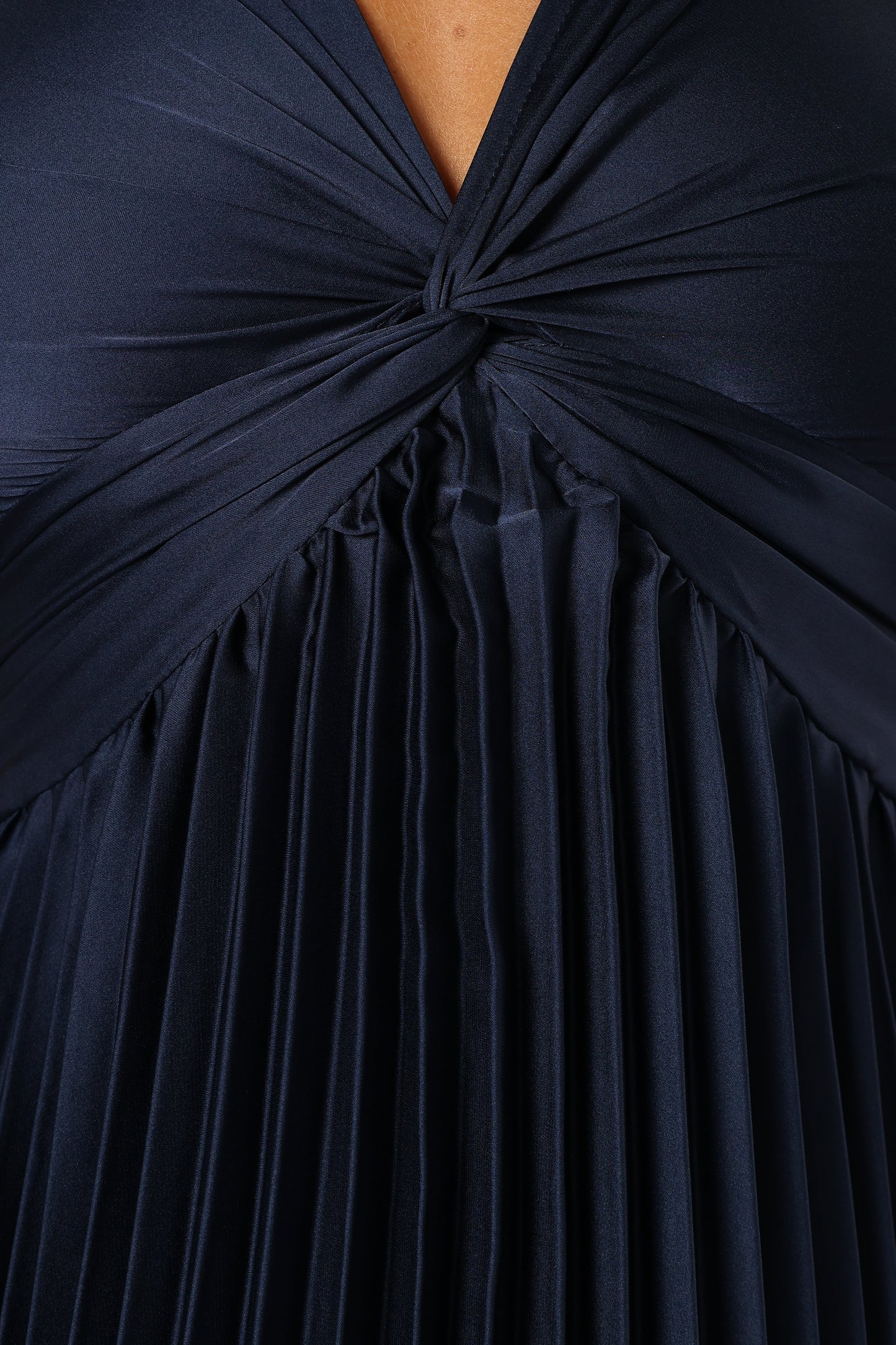 Nova Flutter Sleeve Midi Dress - Navy