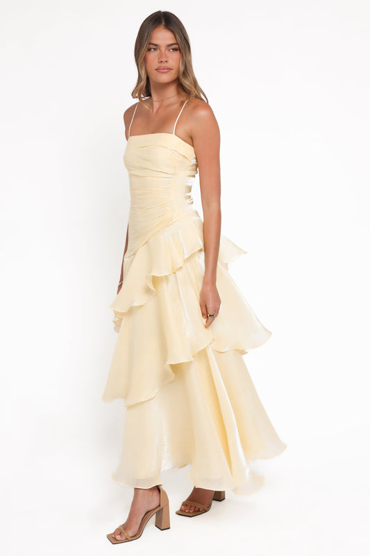 Rosalie Maxi Dress - Butter Yellow