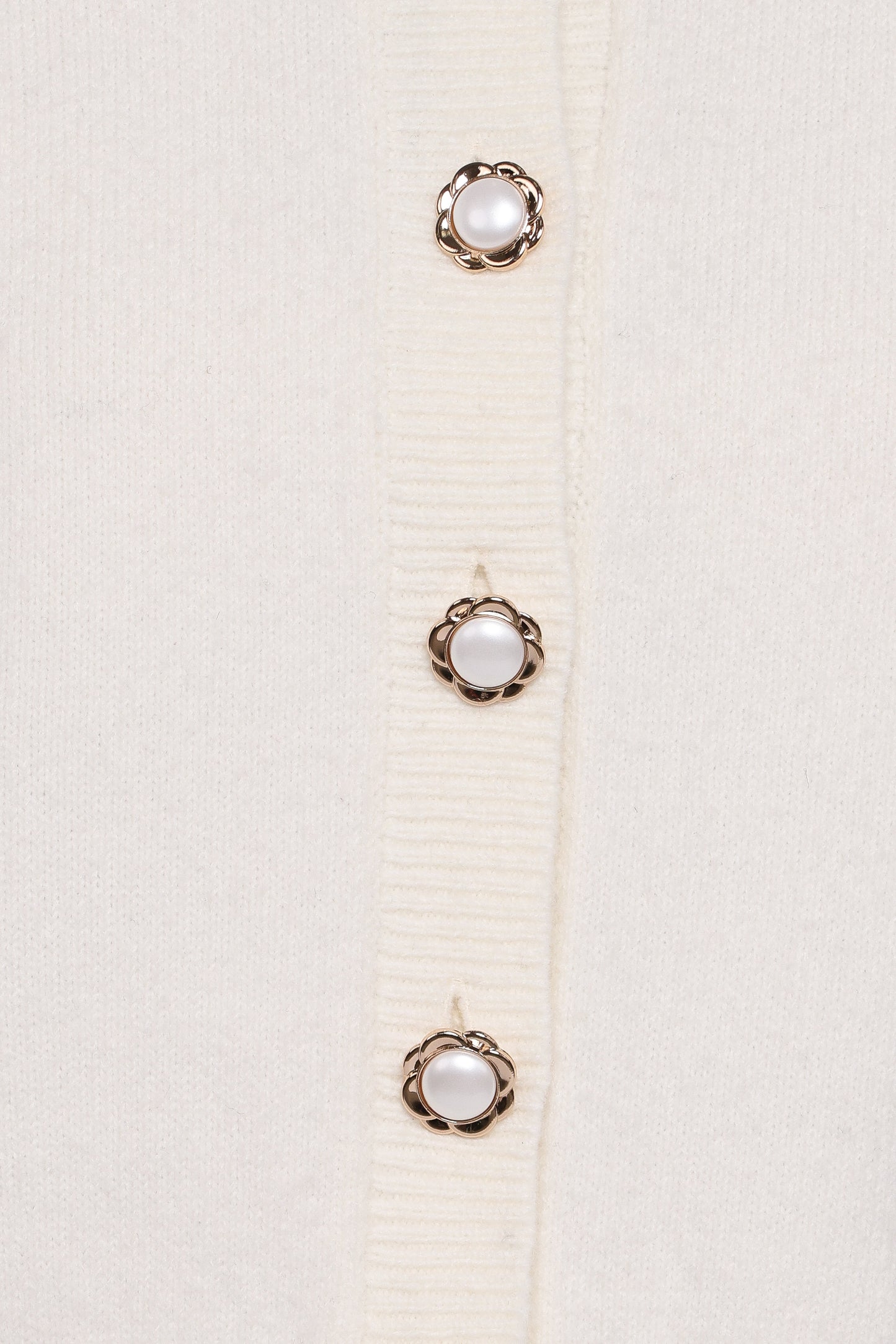 Thelma Trumpet Sleeve Cardigan - Cream