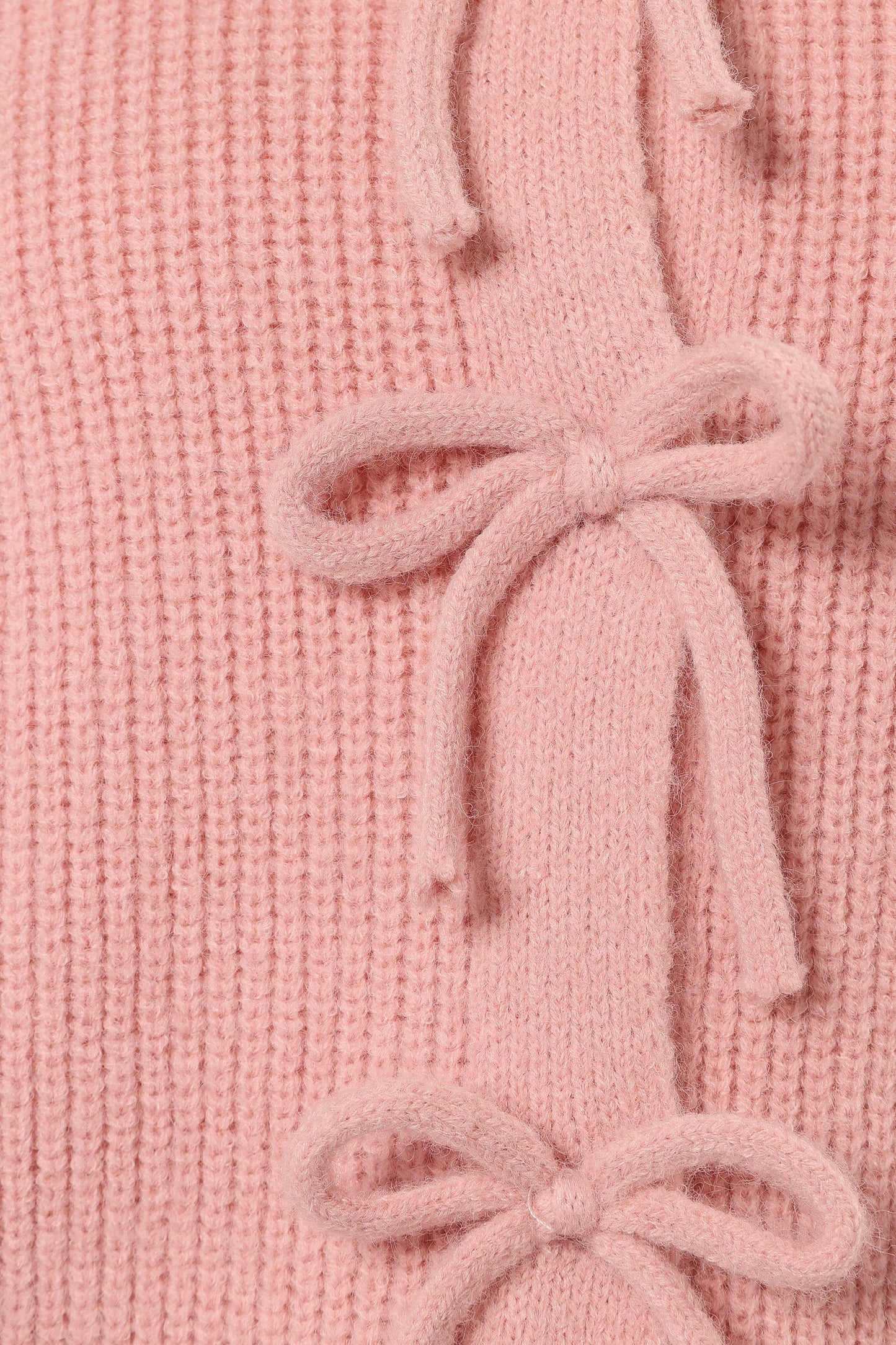 Wilde Bow Front Cardigan - Blush