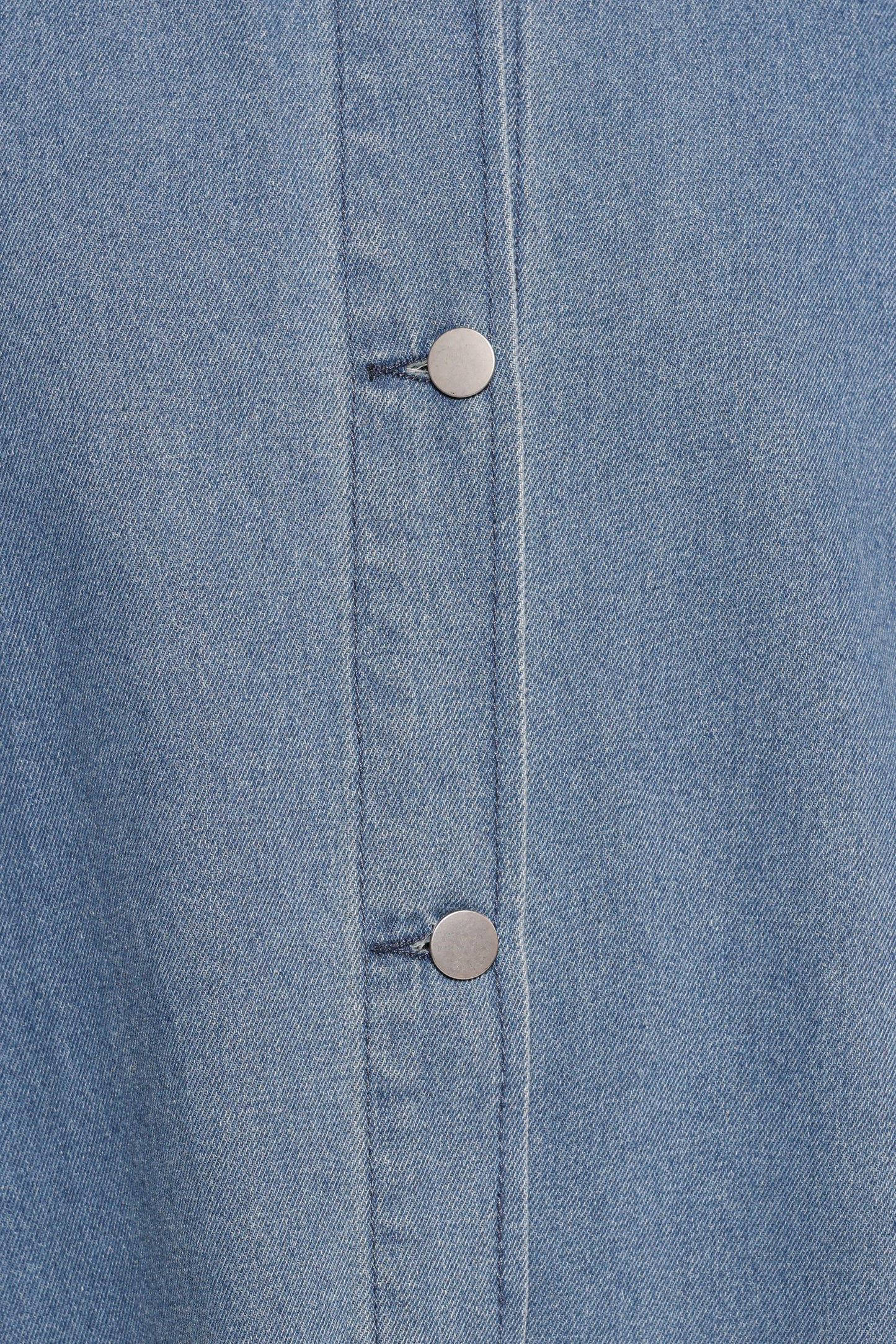 Novan Oversized Shacket - Denim