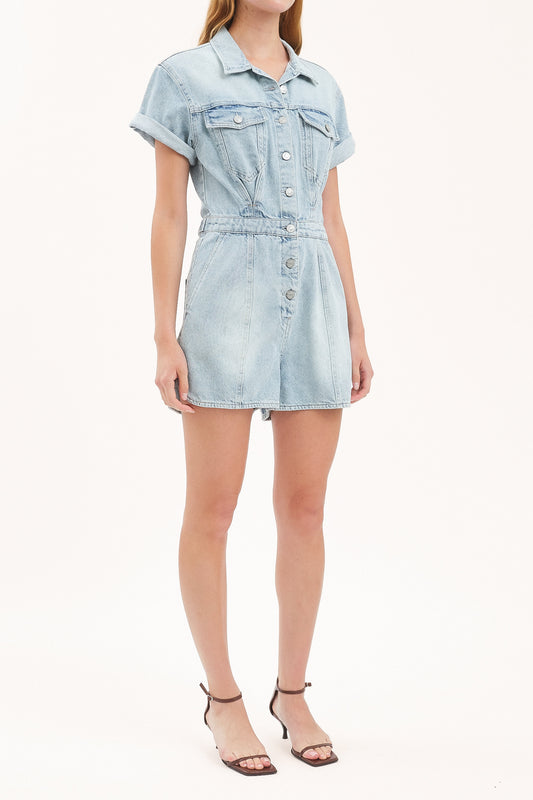 Topanga Romper - Dolphin