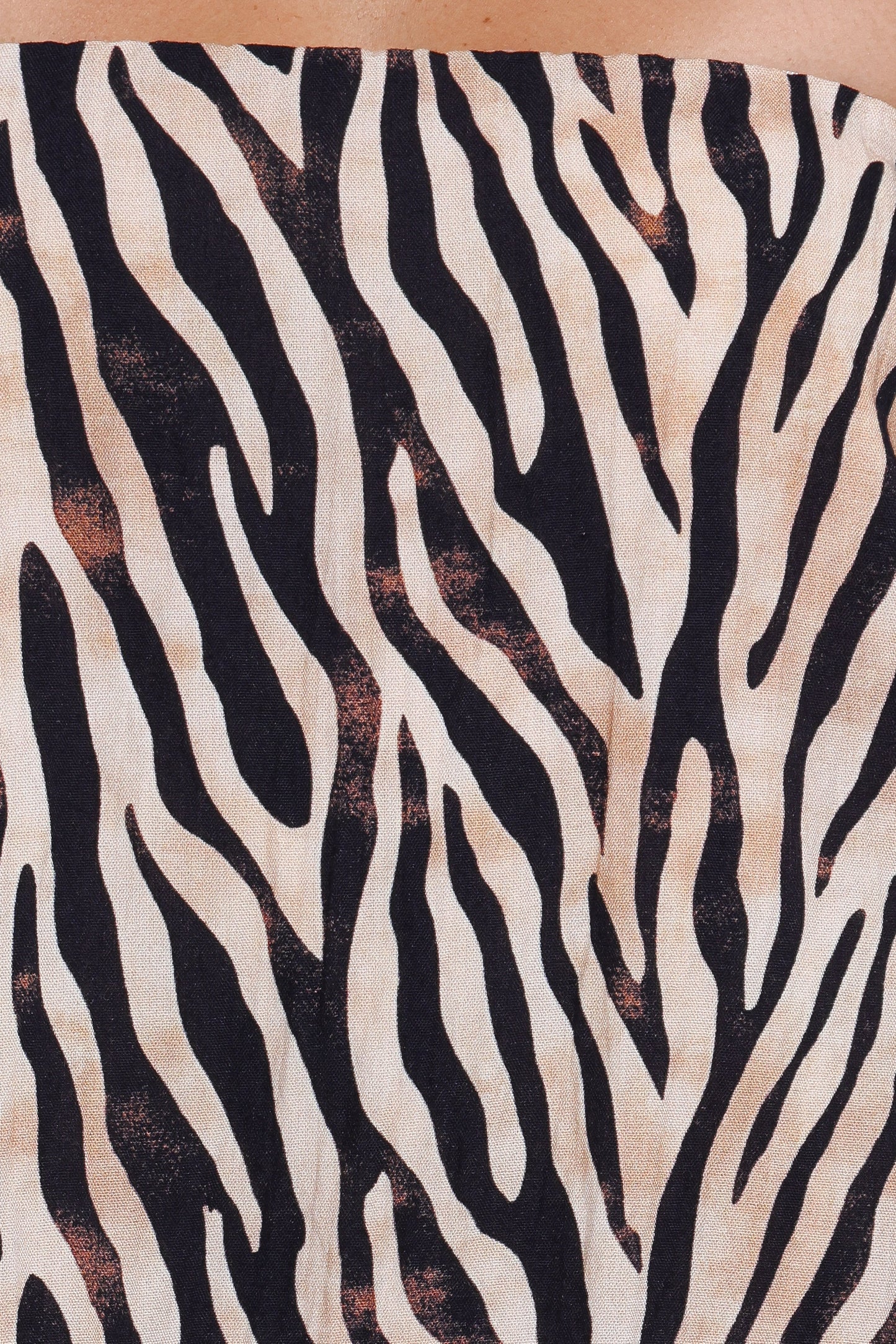 Agnes Skirt Set - Brown Zebra