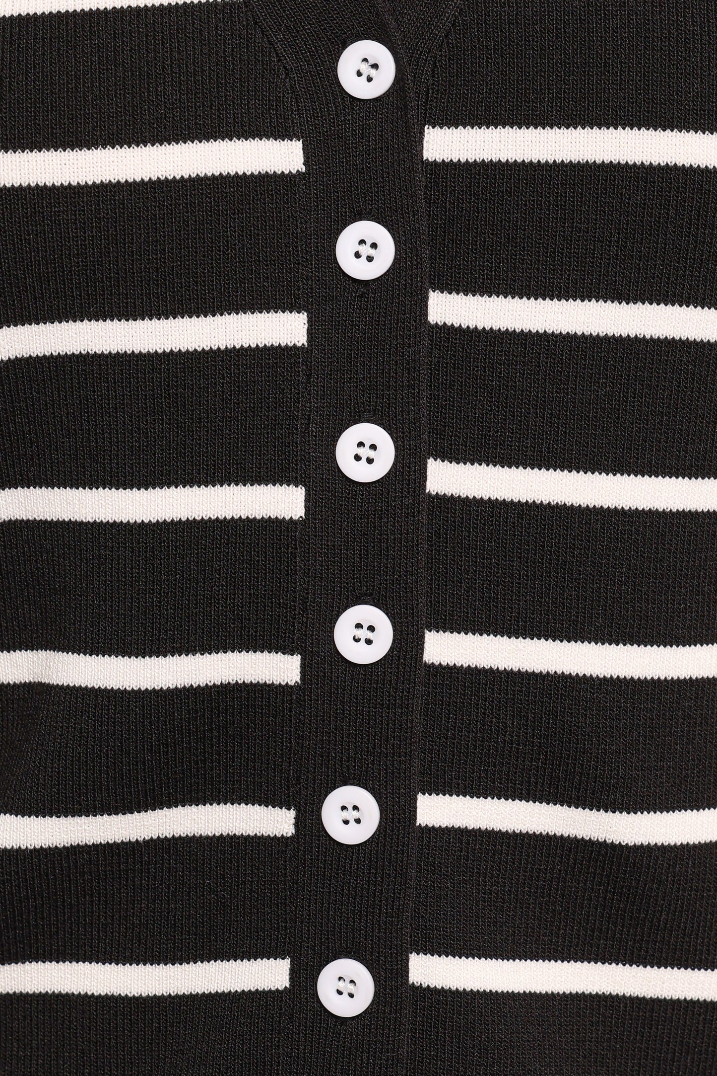 Juna Knitted Pant Set - Black White Stripe
