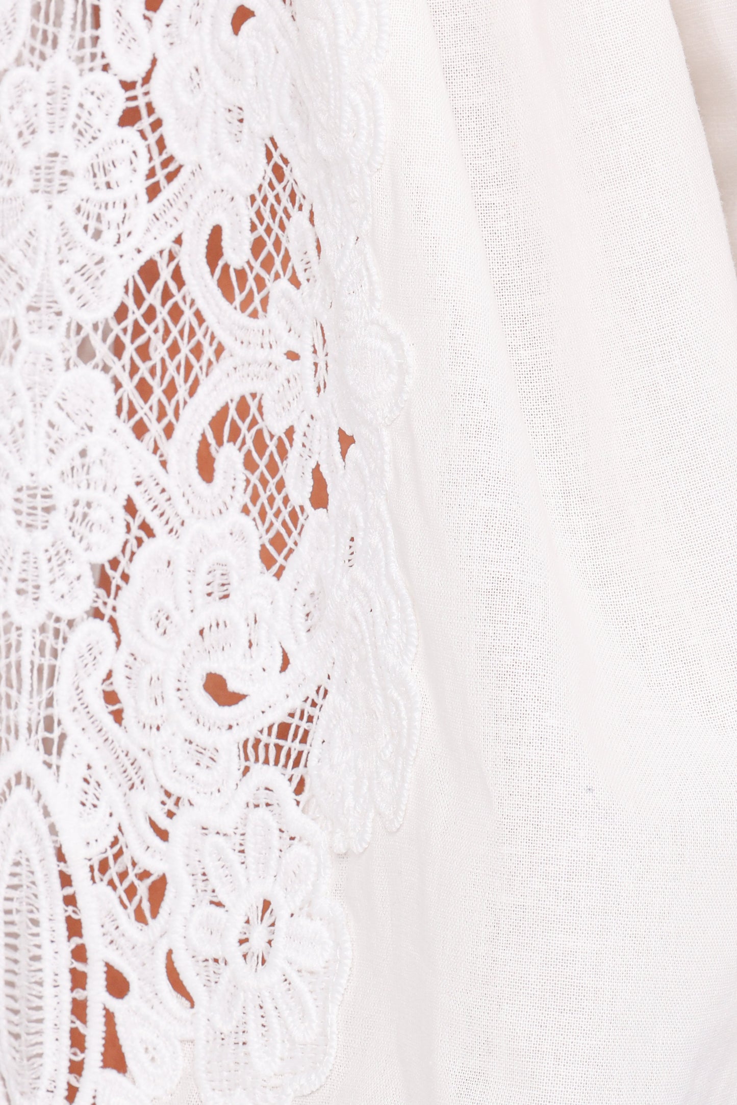 Angelica Long Sleeve Top - White