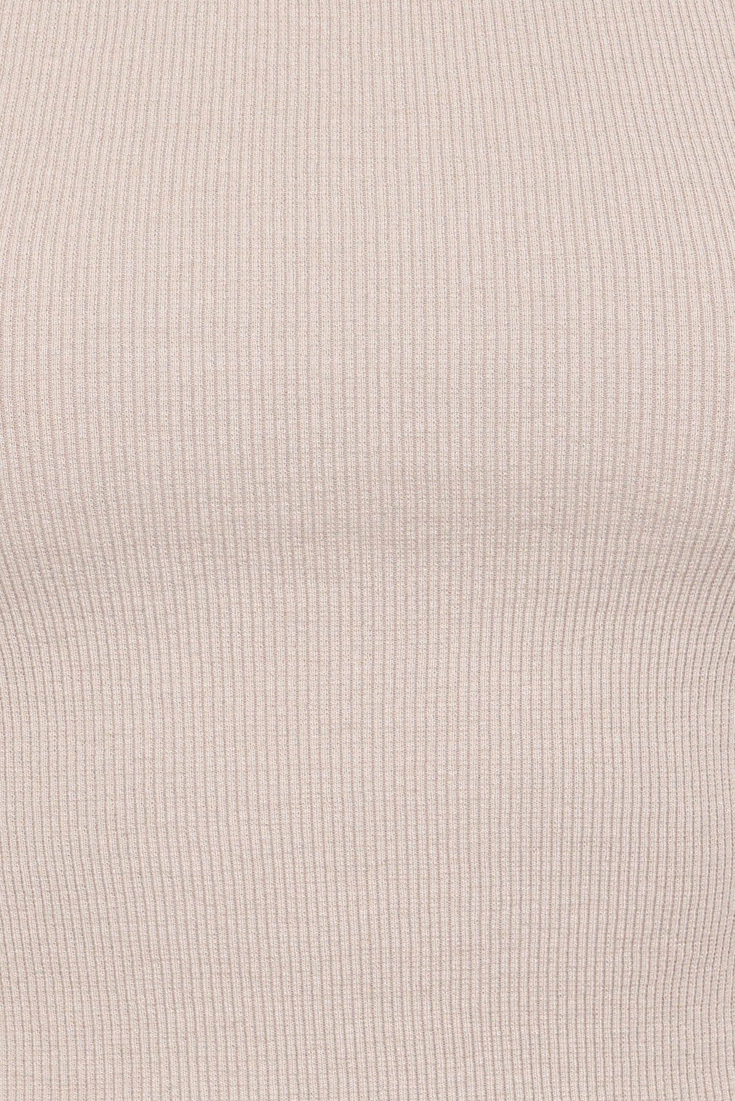 Ari Ribbed Tank Top - Wheat