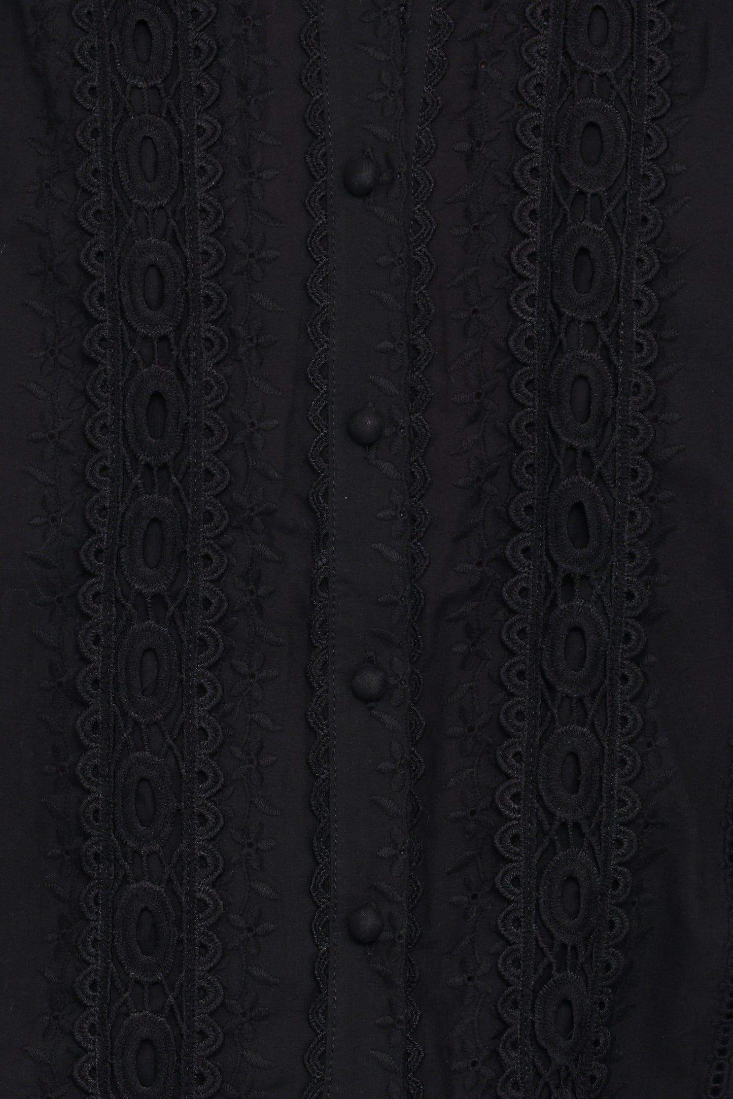 Catania Lace Inset Top - Black