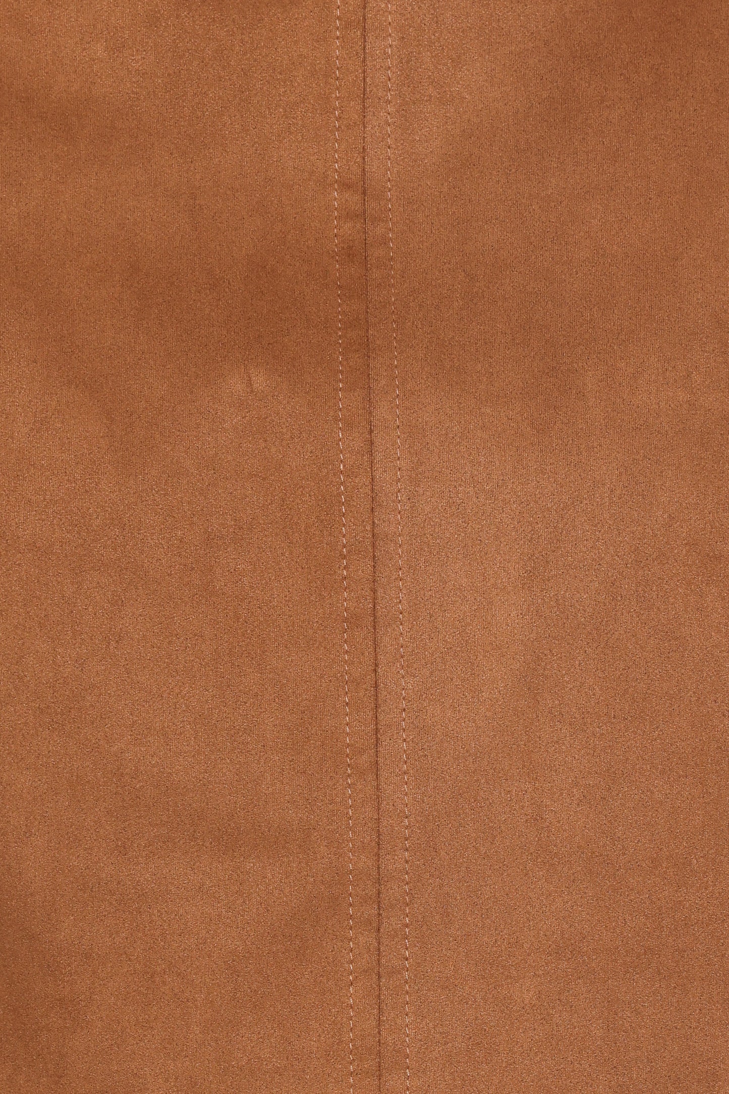 Charles Faux Sueded Top - Camel