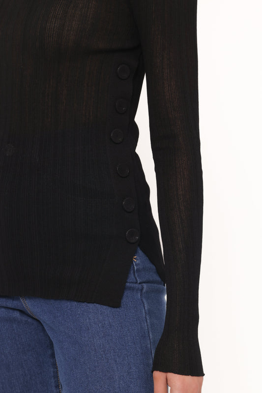 Delphine Top - Black