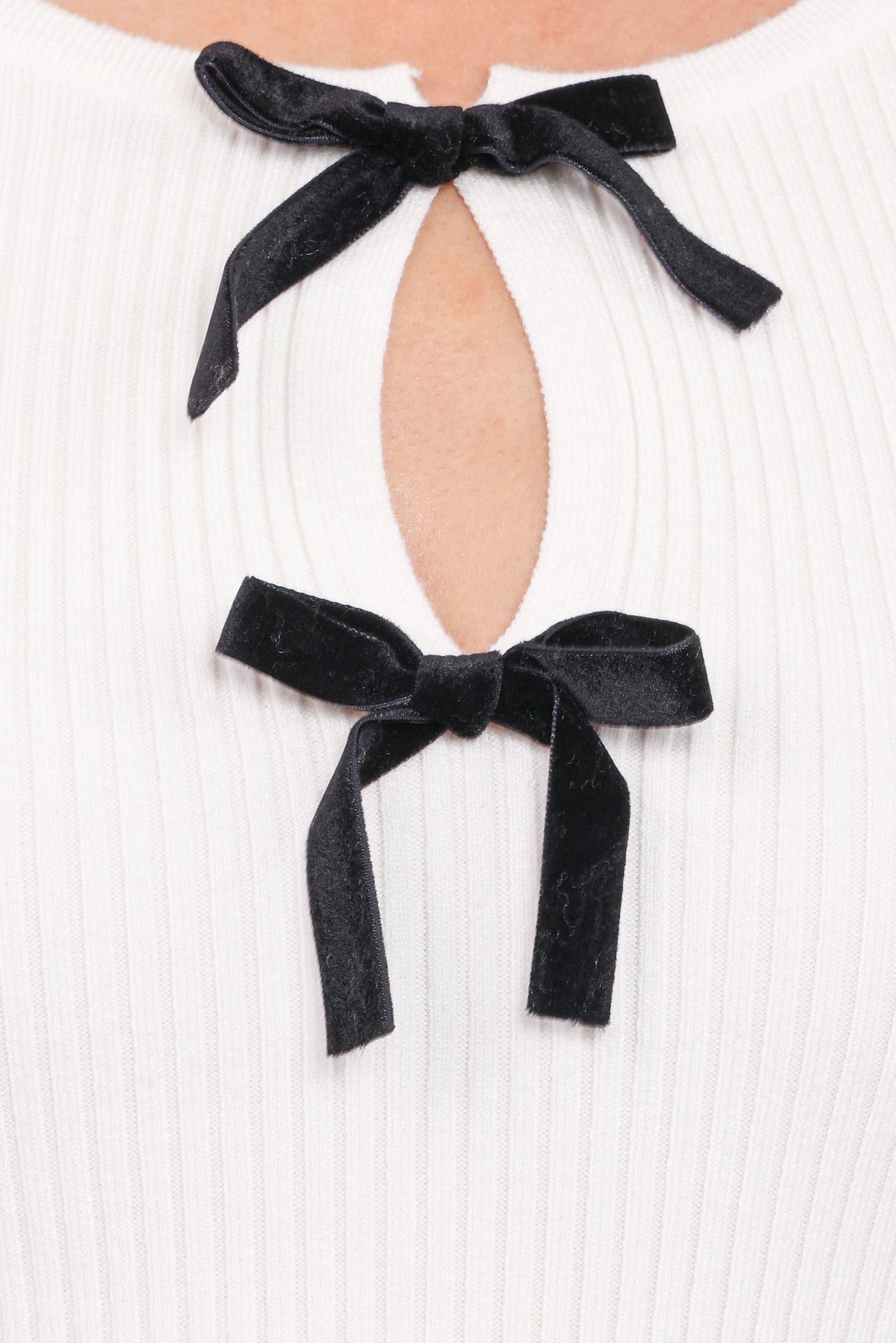 Elba Knit Top - White