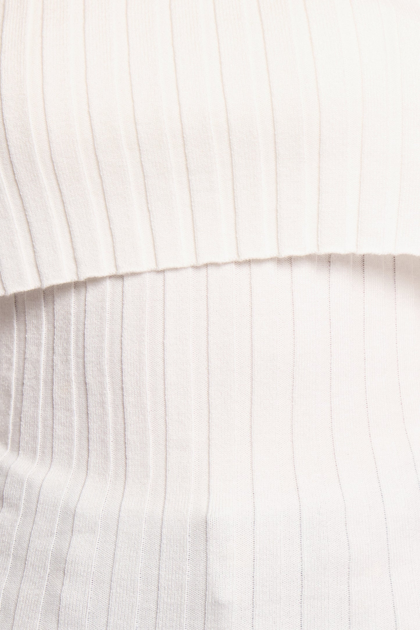 Inora Off Shoulder Knit Top - White