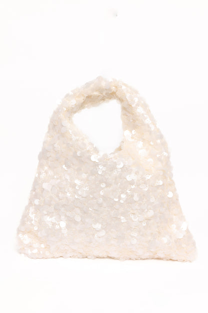 Ashlyn Sequin Bag - Champagne