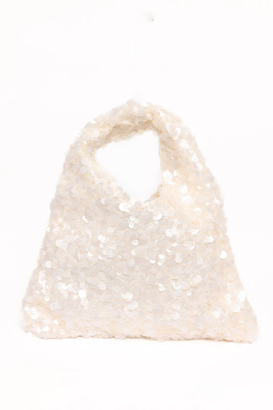 Ashlyn Sequin Bag - Champagne