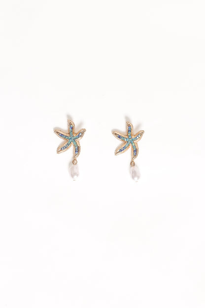 Azure Earrings - Gold
