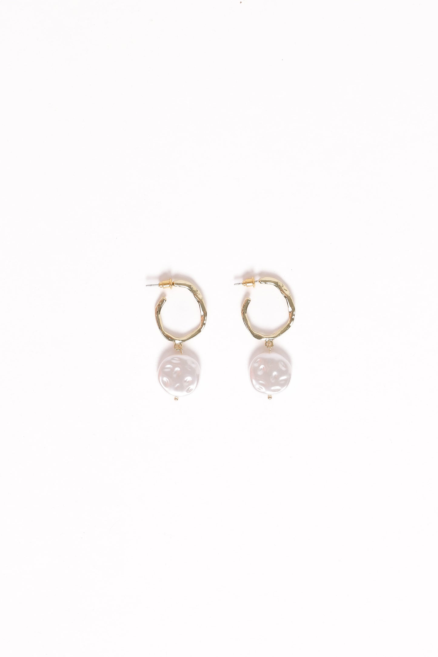 Carina Pearl Earrings - Gold