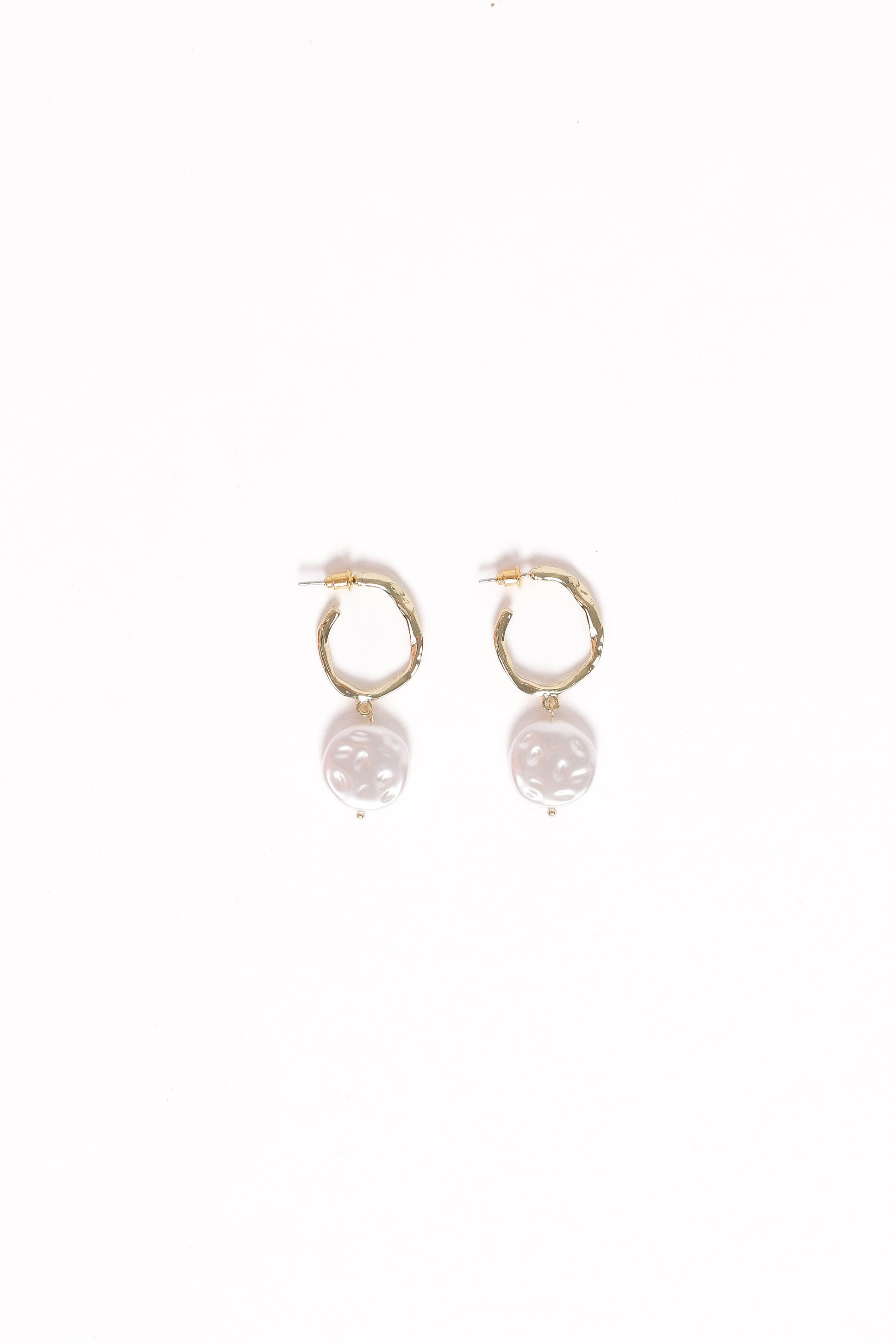 Carina Pearl Earrings - Gold