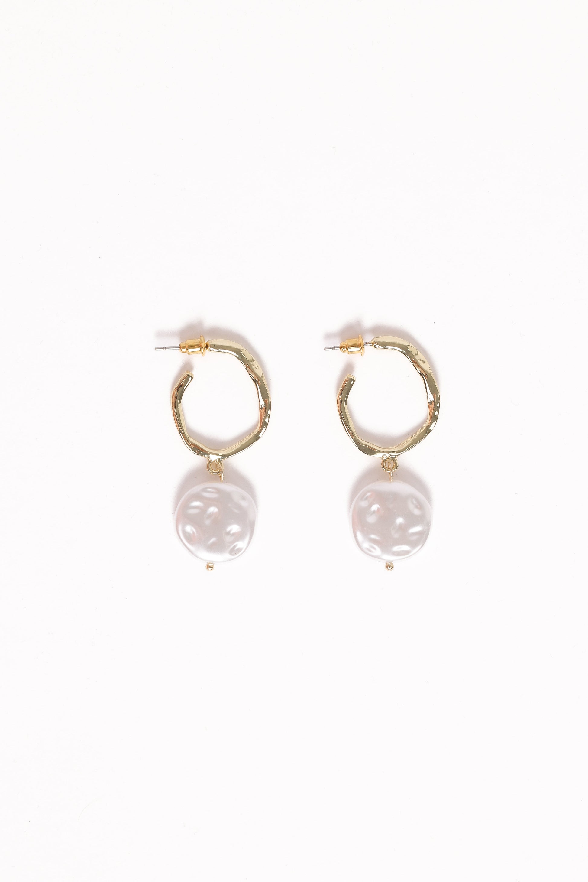 Carina Pearl Earrings - Gold