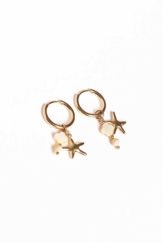 Catania Charm Earrings - Gold