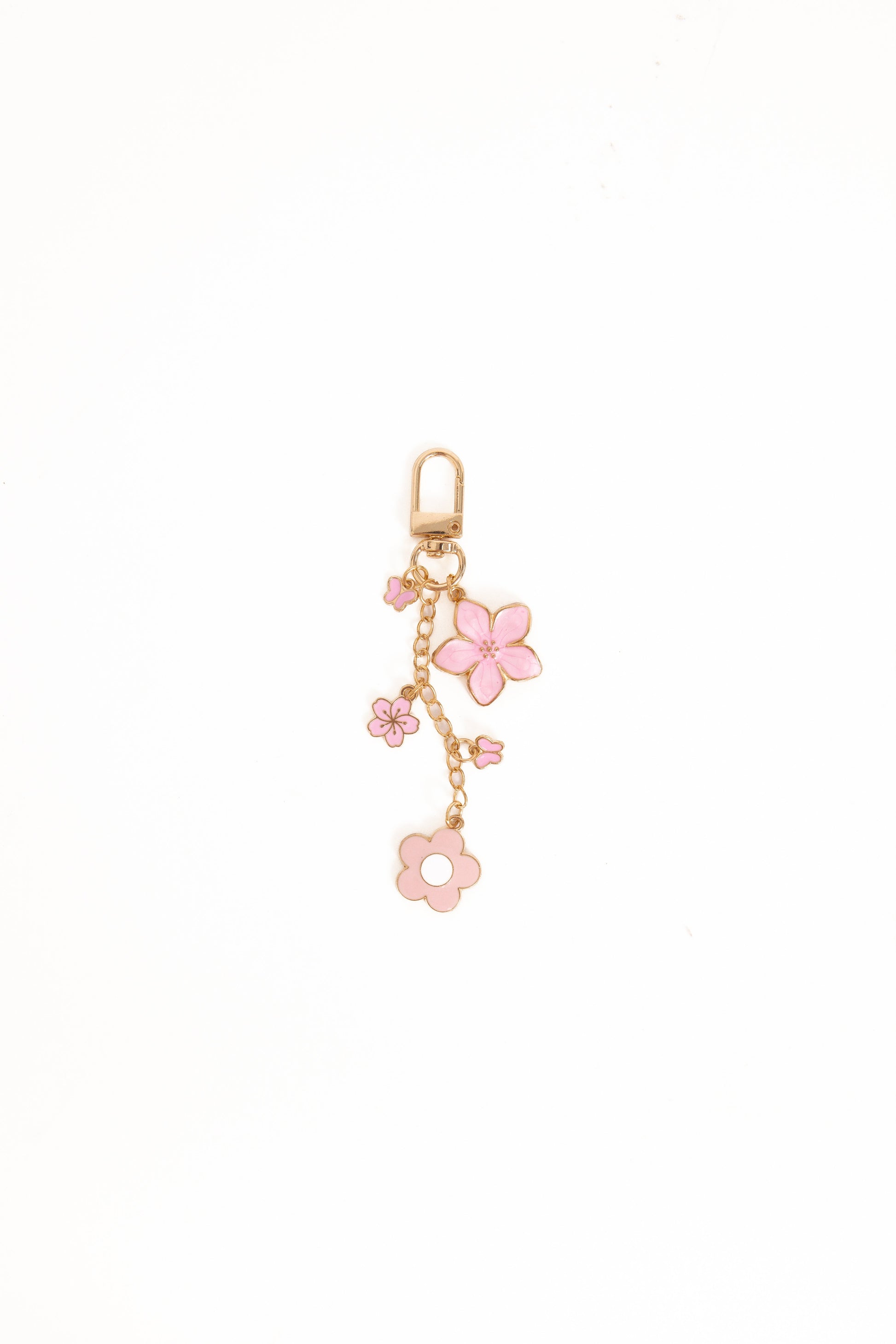Claudia Flower Key Chain - Pink