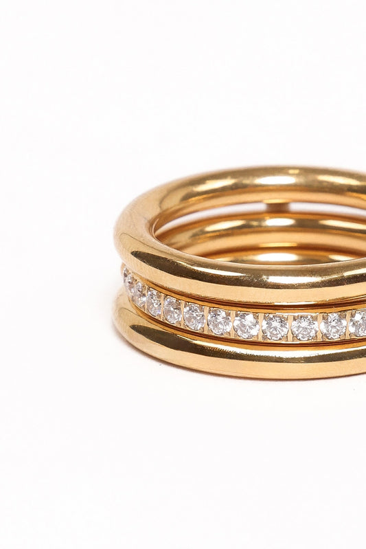 Domitia Ring Set - Gold