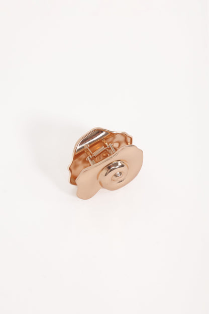 Indy Shell Hair Clip - Gold