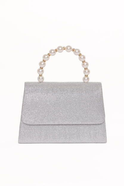 Jenn Embellished Bag - Champagne/Pearl