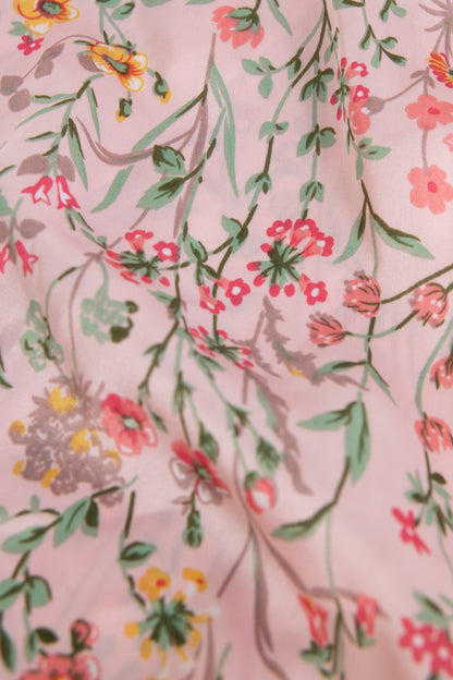Kaylie Scarf - Pink Floral