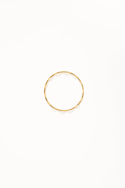 Layla Wave Bangle - Gold
