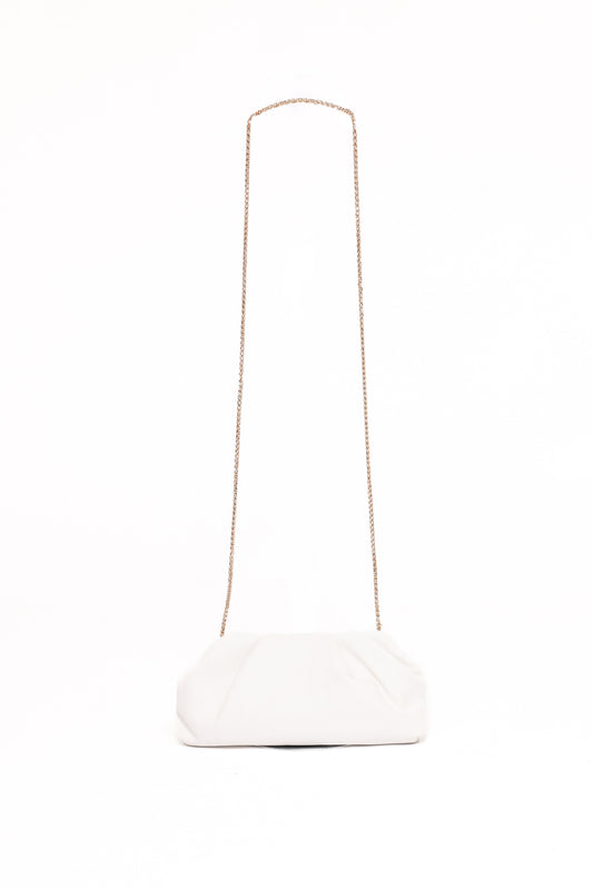 Lucy Clutch Bag - White