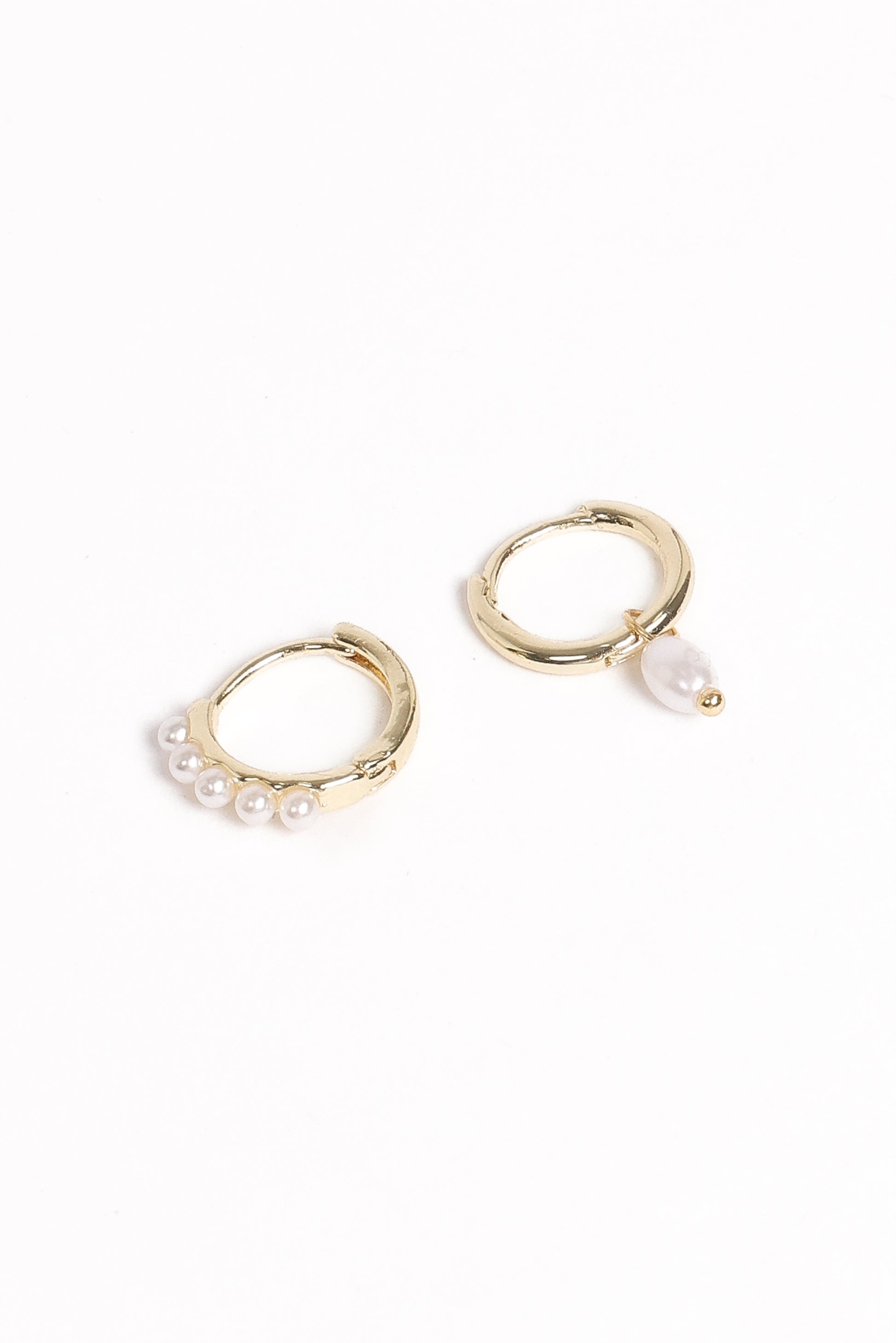Maracuja Earring Set - Gold/Pearl