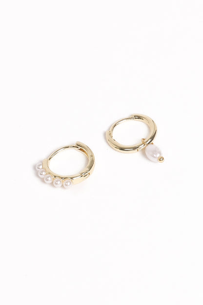 Maracuja Earring Set - Gold/Pearl