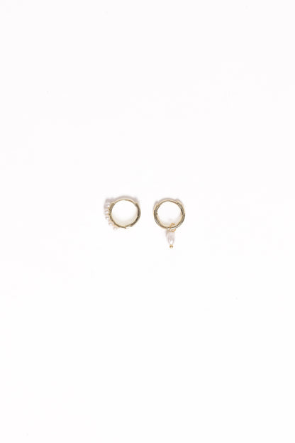 Maracuja Earring Set - Gold/Pearl