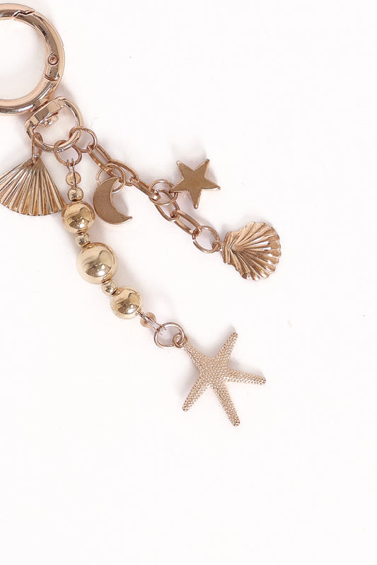 Marina Bag Charm - Gold