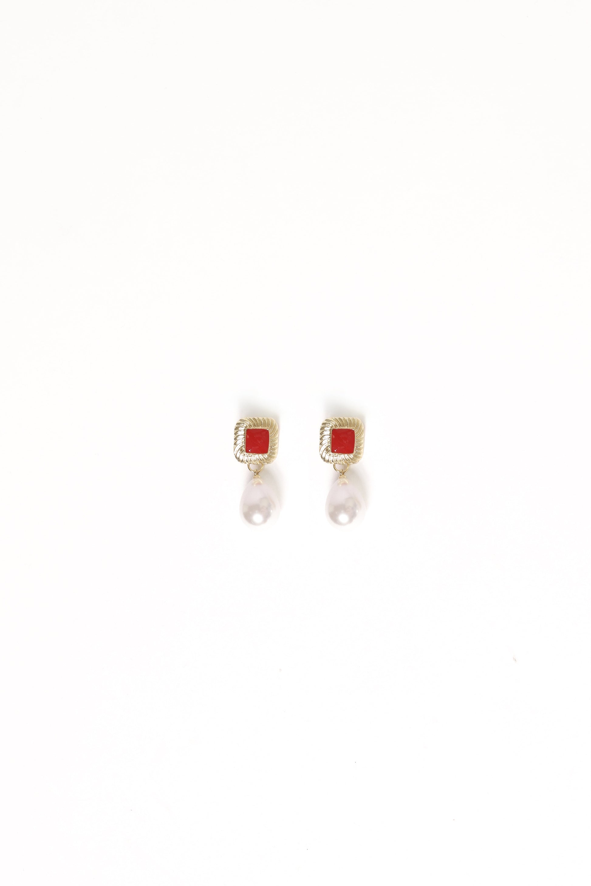 Rosalind Earrings - Gold/Pearl