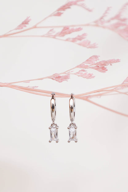 Sadie Drop Earrings - Silver