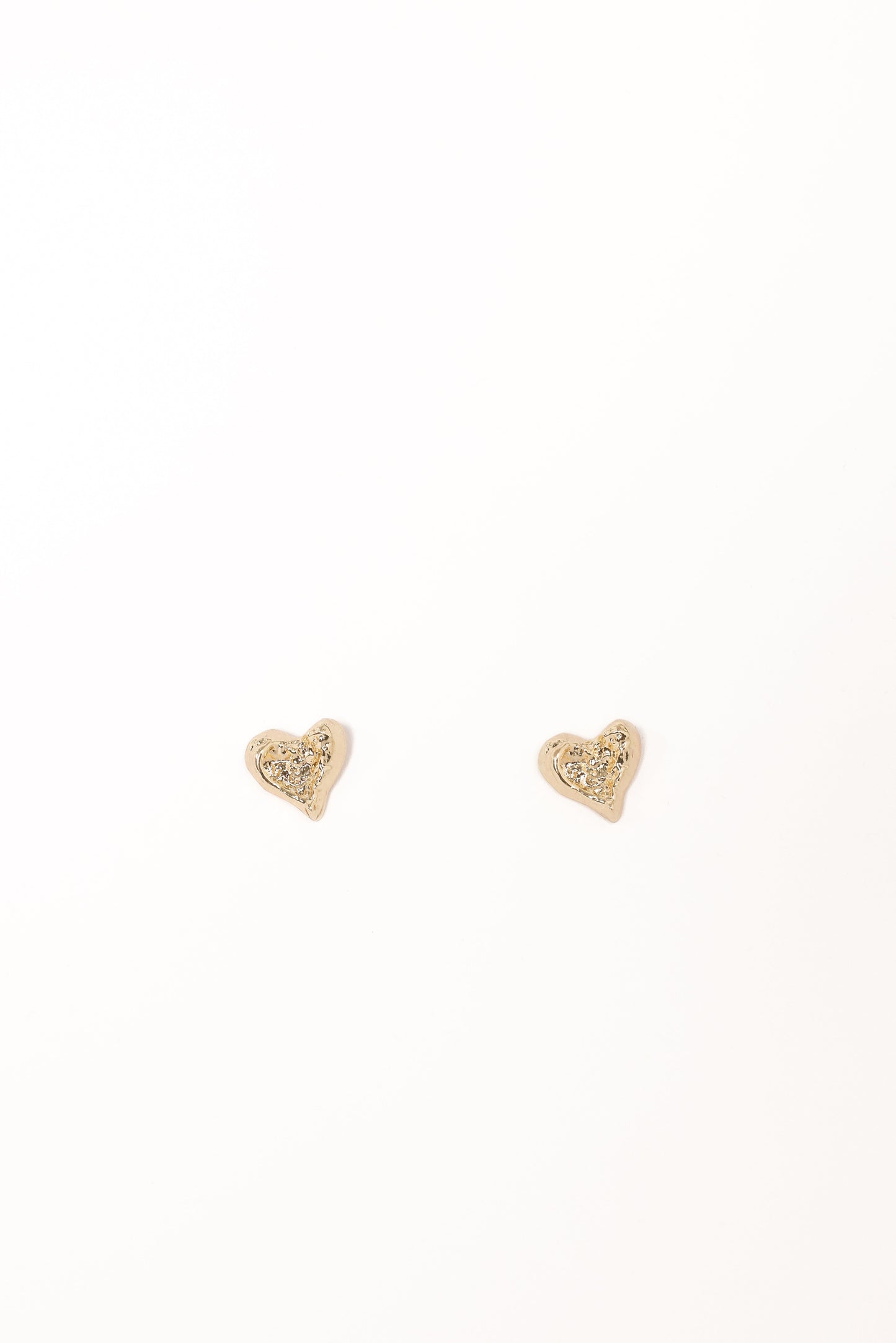 Shanice Heart Earrings - Gold