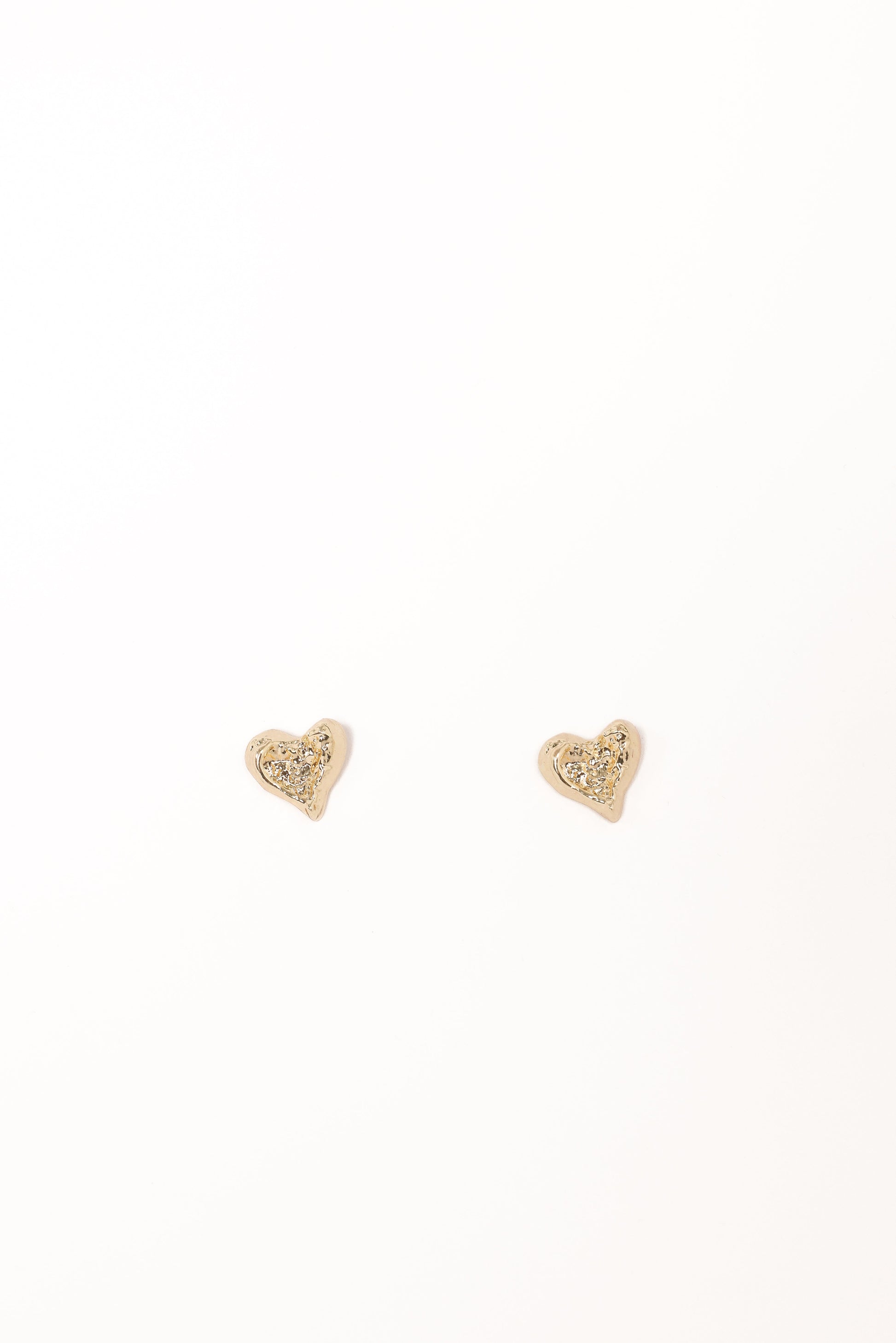 Shanice Heart Earrings - Gold