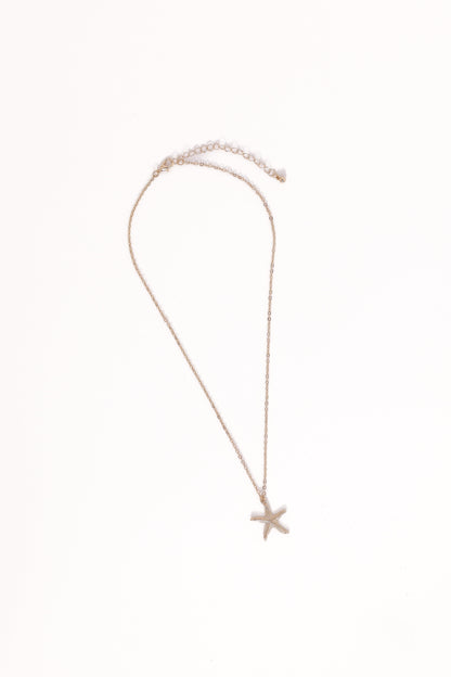 Starfish Necklace - Gold
