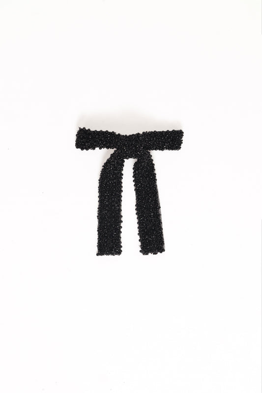 Tiana Hair Bow - Black