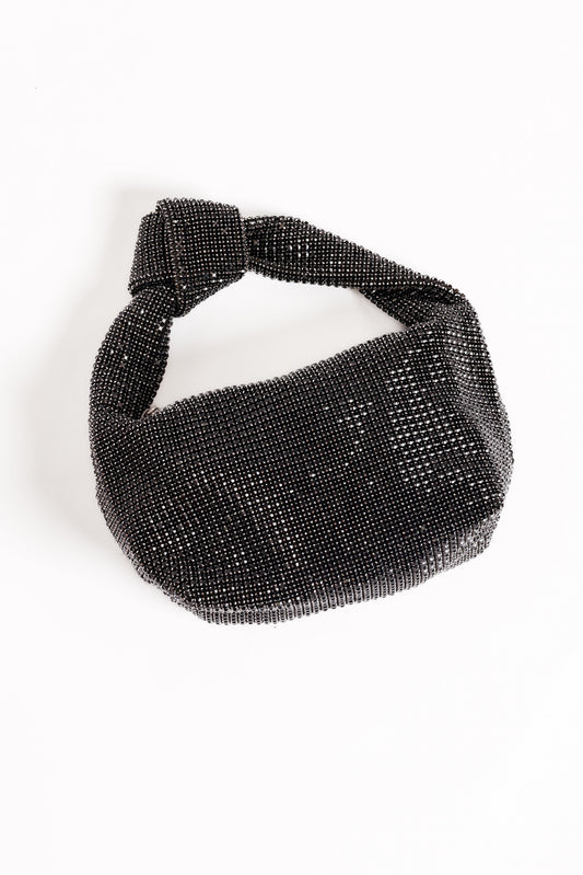 Winona Embellished Bag - Black